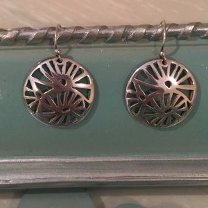 Sterling silver dangle earrings